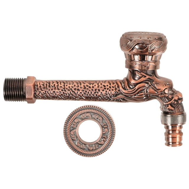 Wall Mounted Faucet European Style Metal Faucet Vintage Water Faucet Decorative Faucet for Home