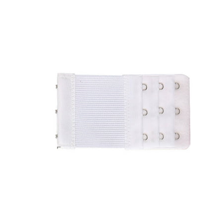 TELOLY 3Pcs Bra Extenders Enhanced Comfort Bra Extenders 3 Hooks Bra Straps Bra Inserts White 5.6cm