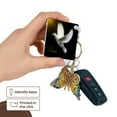 thumbnail image 3 of 3dRose, Peace Dove - Black - White -Gold - Bird Art, set of 2 Key Chains, 3 of 7