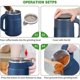 thumbnail image 4 of 300W Electric Coffee Grinder, Household Small Powder Grinding Machine, Seed,Bean,Nuts,Herb,Fine Spice Grinders, EU/ Plug, 4 of 5