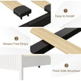 thumbnail image 3 of Eastvita Farmhouse Full Size Bed Frame with Storage, Charging Station, LED Light, Sliding Barn Door, Noise-Free, 3 of 7