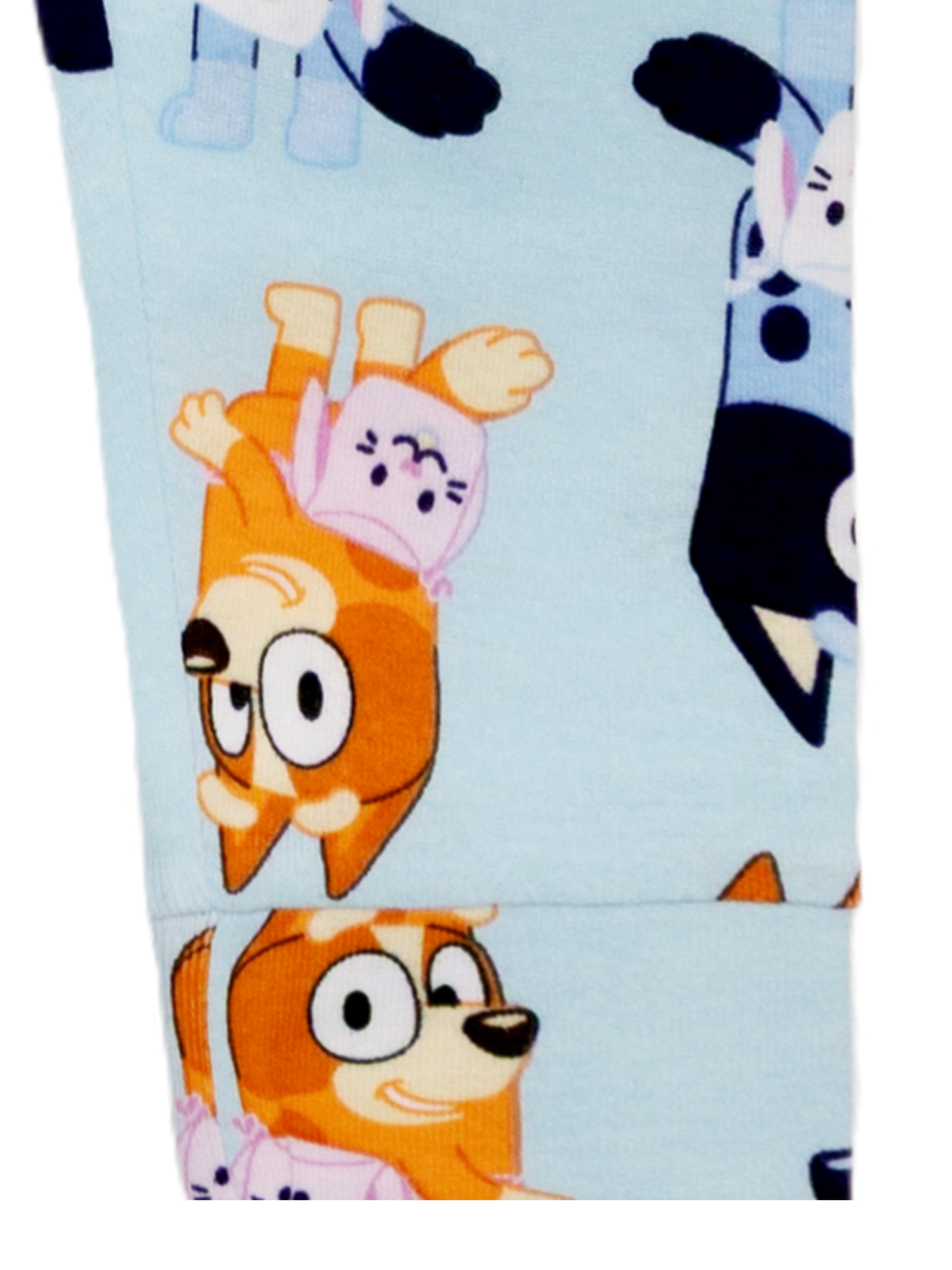 Bluey Girls 2- Piece Easter Short Sleeve and Pant Pajamja Set, Sizes 4-10