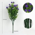 thumbnail image 6 of Artificial Flowers, Fake Artificial Greenery UV Resistant No Fade Faux Plastic Plants for Wedding Bridle Bouquet Indoor Outdoor Home Garden Kitchen Office Table Vase 8PCS, 6 of 8
