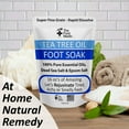 Tea Tree Oil Foot Soak with Epsom Salt for Athlete’s Foot, Itchy feet