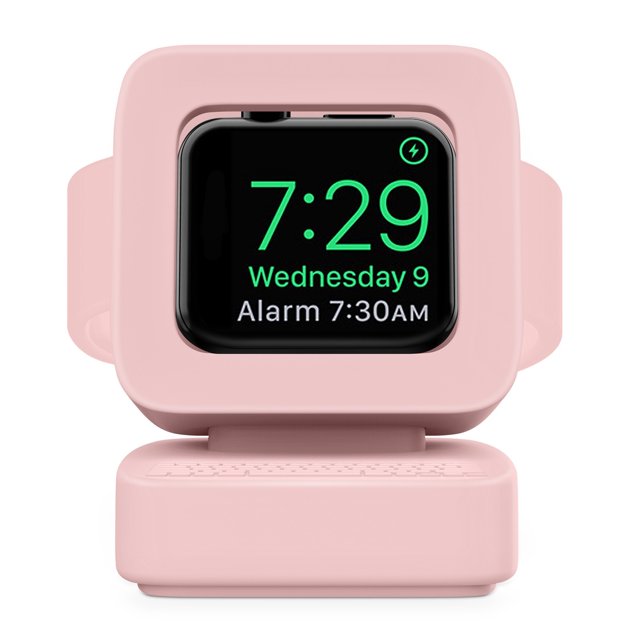 Soporte de silicona retro Soporte de carga Base de carga inalámbrica para IWatch Base de carga