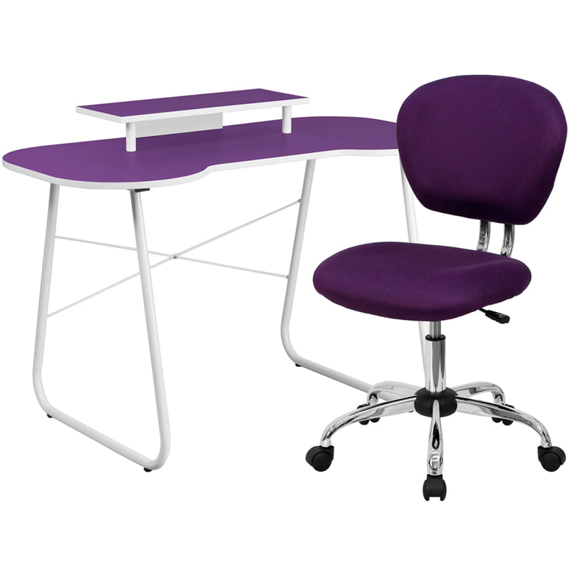 kids purple desk