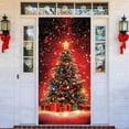 thumbnail image 5 of 2025 New Christmas Front Door Cover Elastic, Christmas Door Cover Cloth with Elastic for Holidays Home Party Decor, 5 of 7