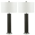 thumbnail image 2 of SAFAVIEH Ollie 31.5 in. H Faux Column Table Lamp, Grey Faux Snakeskin, Set of 2, 2 of 6