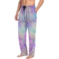 thumbnail image 5 of GZHJMY Iridescent Men's Pajama Pants, Soft and Comfortable Lounge Sleep Bottoms with Pockets, Men's Sleepwear with Custom Print, XX-Large, 5 of 7
