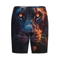 thumbnail image 6 of Daiia Forest Cool Lion Mens Woven Stretch Pajama Short,Short Pajama Pants-X-Large, 6 of 7