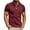 Wine, variant on Men Polo Shirt Beefy Stretch Tops Dressy Short Sleeve Lightweight Jogging Tshirts Textured Shirt Men Work Black XL