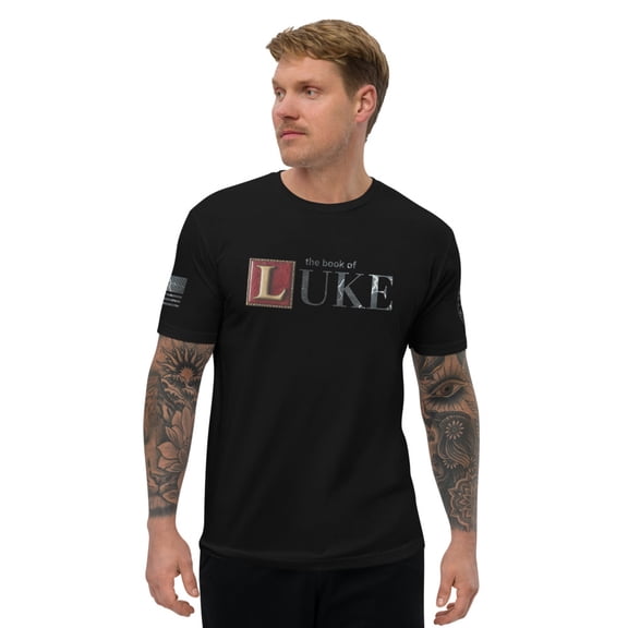 LUKE Fitted T-shirt (Black, XS)
