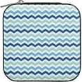thumbnail image 7 of GZHJMY Leather Jewelry Box Blue Mint Chevron Portable Mini Jewelry Storage Bag for Travel, Small Ring Case Earrings Organizer Necklaces Box for Women Girls, 7 of 7