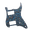 Aged Pearl, variant on LOOKSEVEN Electric Guitar Pickguard Scratch Plate 11 Hole 2 Pot HH for Strat Multicolors-Black-3ply