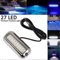 thumbnail image 2 of 2x 27LED Blue Underwater Pontoon Marine/Boat Transom Light Lamp Stainless Steel, 2 of 5