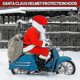 thumbnail image 5 of Funda para casco de motocicleta, gorro navideño de Papá Noel para exteriores, 5 of 5