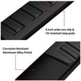 thumbnail image 2 of RVNI 6 in Nerf Bar Running Board for 2015-2023 2024 2025 Chevrolet Colorado/GMC Canyon Crew Cab side steps Black Aluminum, 2 of 6