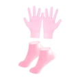 thumbnail image 2 of Guantes de silicona y calcetines para mujeres, spa Ligero, práctico para el cuidado de las manos, de cuidado de las manos para el Rosa, 2 of 8