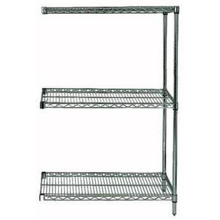 

21 Deep x 36 Wide x 74 High 3 Tier Freezer Add-On Shelving Unit