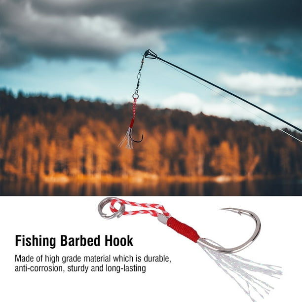 Metal Fishing Hooks, High Strength Heavy Duty Hooks Metal Heavy Duty 5pcs  Fishing Hooks, Fish Accessory The Best Gift