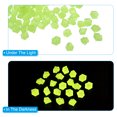 thumbnail image 4 of Uxcell 100Pack Glow Rocks 10-15mm Glow Pebbles Decoration in the Dark Luminous Stones Decor DIY Decorative Yellow, 4 of 6