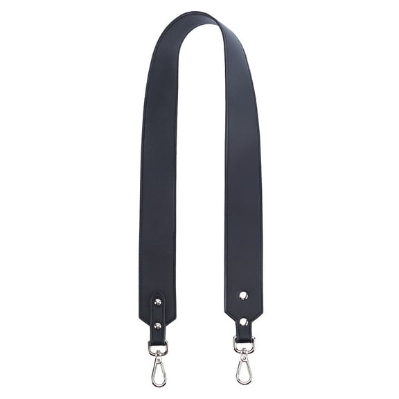 Leather Purse Straps 35.2 inch Leather Shoulder Strap Double Sided Leather Handbags Strap Replacement Wide Body Bag Strap with Swivel