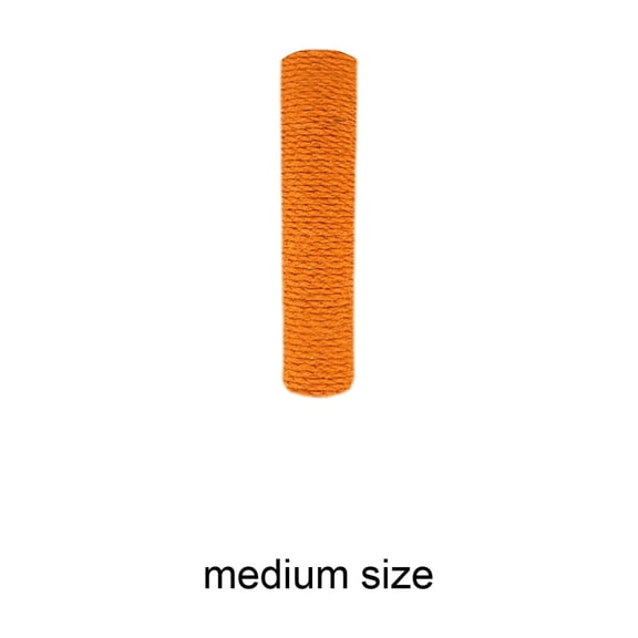 M8 Screw Cat Scratching Post Replacement Pole, Natural Sisal Wrapped Abrasion Resistant Column, DIY Repair Accessory for Indoor Cat Furniture and Kitten Tower