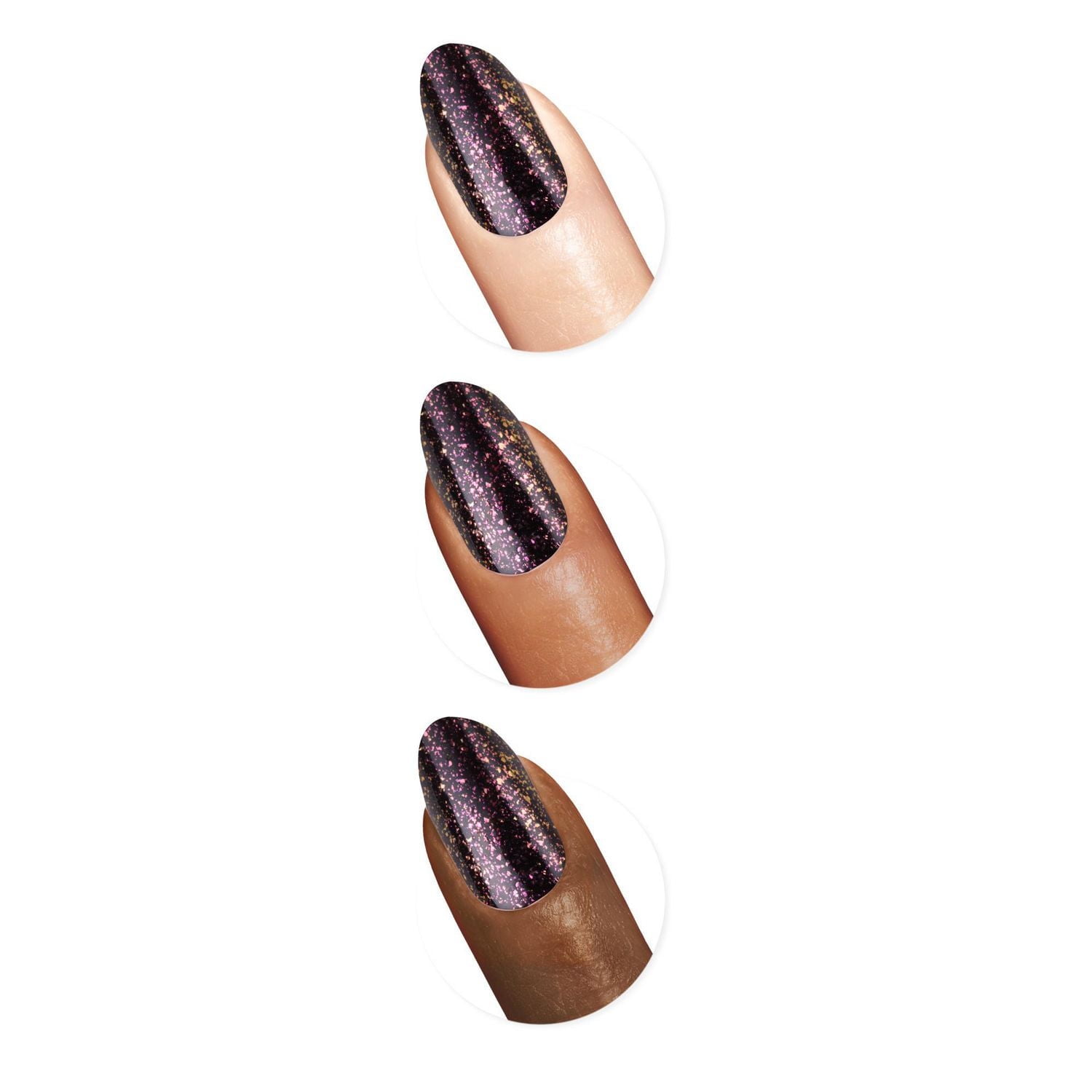 Vernis à ongles Insta-Dri®, formule 3-en-1 avec base et top coat intégrés. 1 geste, 1 couche, c'est fait. Sèche en 60 secondes