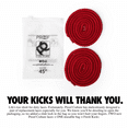 thumbnail image 2 of Proof Culture | Compatible with Jordan 11 | Red Round Athletic Shoelaces - Win like 96, 54" (137 cm), 2 of 8
