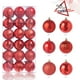 thumbnail image 1 of Venta al por mayor Navidad nueva forma especial 36 Uds galvanoplastia plástico clásico árbol de Navidad adornos de bolas Decoración, 1 of 4