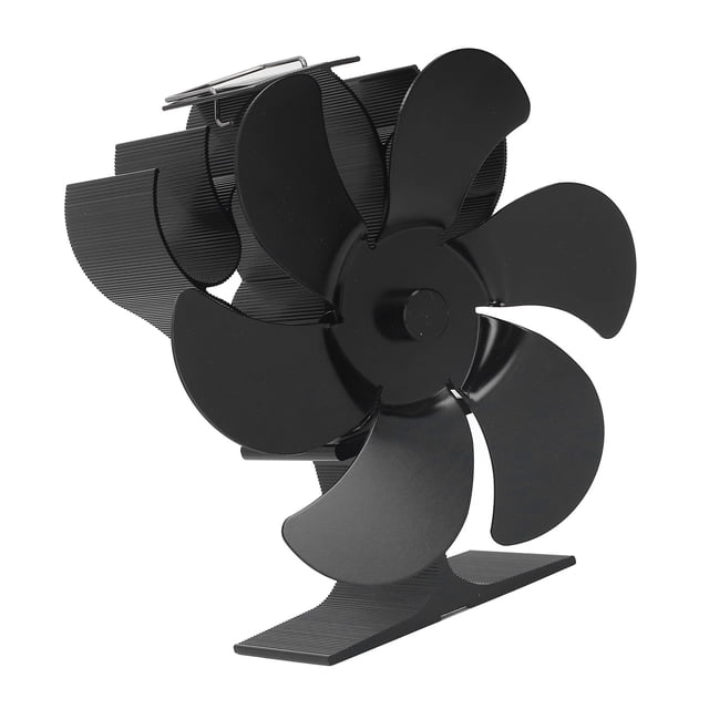 Ventilador de Estufas de 6 Blades, Ventilador de Operación Tranquila delimento Alimento por calor para comenzar