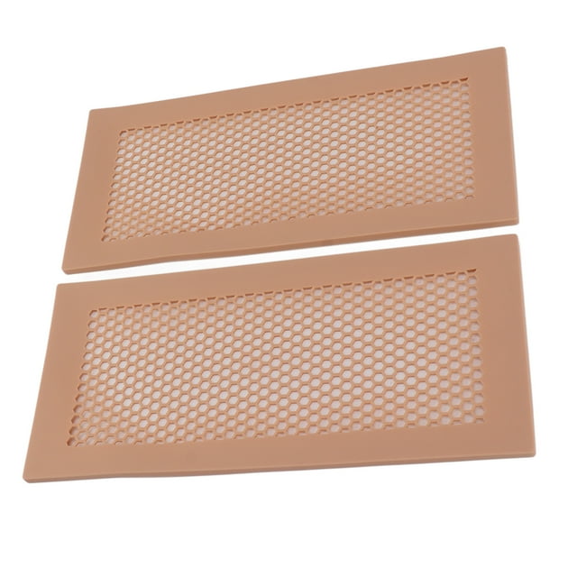 2Pcs Baby Proof Vent Cover Child Proof Safe Soft Silicone, Ventilation, Catching Small Objects for Home Floor