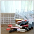 thumbnail image 4 of Acrylic Transparent Cosmetic Storage Box， Transparent 24 Grids Lipstick Organizer and Storage Cosmetic Storage Display Case Stand for Lipstick Nail Polish Makeup Brush, 4 of 4