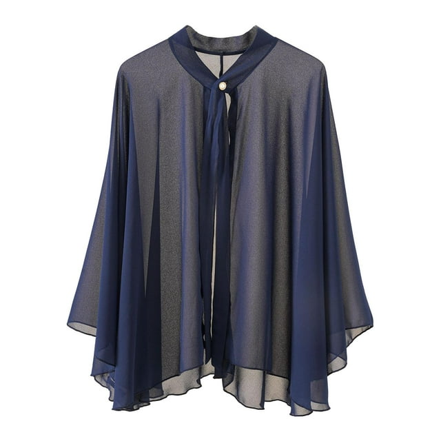Guardoinrt Châle en Chiffon pour Femmes Protection Solaire Châle pour Robe de Soirée Rose Rouge Bleu Foncé 200x68cm