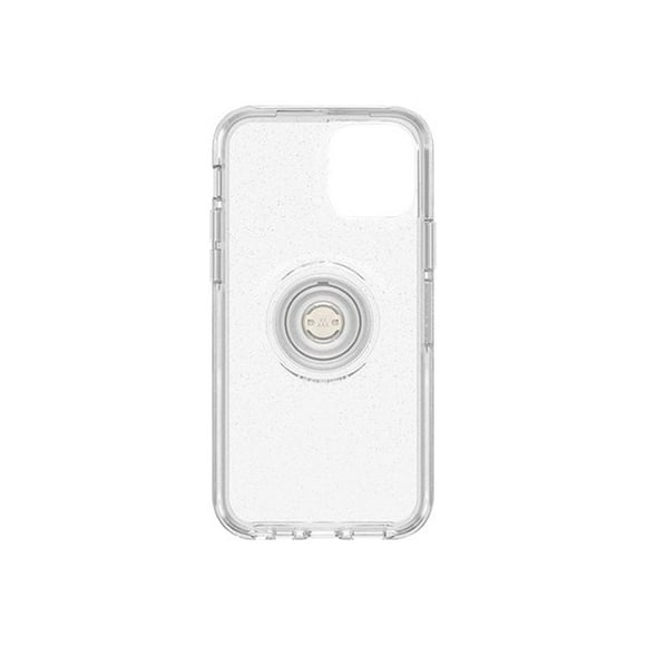 OTTERBOX Coque pour Téléphone iPhone 12 et iPhone 12 Pro OTTER+POP Clear, Sockets PopGrip Intégrés, Mince, Compatible avec la Poche