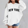 thumbnail image 2 of Zylarhe Girls Boys Sweatshirt Girls Hoodies and Sweatshirts - Cute Long Sleeve Pullover for Kids Ideal Casual Wear for Daily White 5-6 Years, 2 of 4