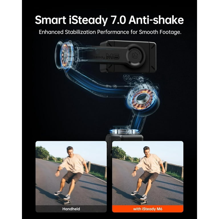 Free Shipping! Hohem iSteady M6 Kit 3 Smartphone Gimbal Stabilizer