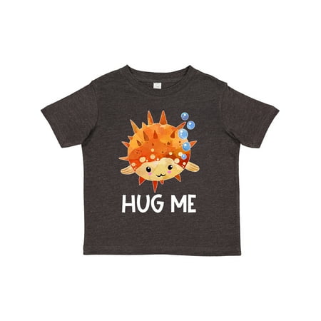 

Inktastic Hug Me Cute Pufferfish with Bubbles Gift Toddler Boy or Toddler Girl T-Shirt