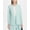 Blue, variant on Collarless Open Front Jacket Pastel Seaspray 14
