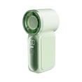 thumbnail image 1 of Bewildely Mini ventilador con pantalla LED para un cómodo control de la batería Mini ventilador portátil Ventilador de mano Ventilador de Electrodomésticos verde, 1 of 2