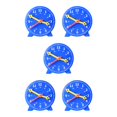 thumbnail image 1 of ZLight Educational Clock Learning Time Cognition Kindergarten Teaching Intelligence Development Activities Toys Birthday Blue 5Set, 1 of 6