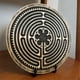 thumbnail image 3 of Labyrinths Wood Labyrinths Finger Labyrinths for Meditation and Prayer, Wooden Mindfulness Tool and Altar Decoration M, 3 of 5