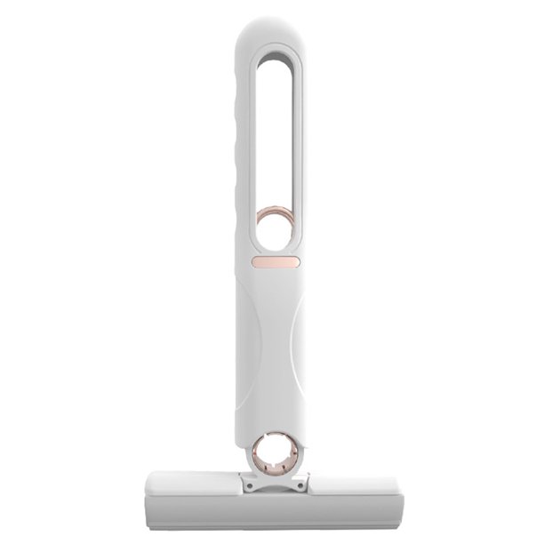 Mini fregona portátil autoexprimible, fregona de esponja Quickie, mini fregona para espacios pequeños, baño, cocina, vajilla, vidrio de escritorio (cabeza+mango apretable) Zhivalor BST3122802-3