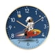 thumbnail image 2 of Reloj de pared de astronauta, estilo viaje espacial, silencioso, decorativo, para dormitorio infantil. Cohete de astronauta, 2 of 9