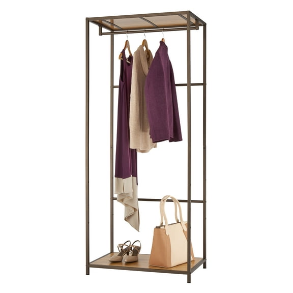 TRINITY 30x20x72 Bamboo Garment Rack - Bronze Anthracite®