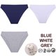 thumbnail image 3 of FINETOO-Conjunto de bragas de M-XXL para mujer, lencería de algodón, ropa interior Sexy, 7 colores sólidos, 3 unids/set, 3 of 5