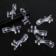 thumbnail image 2 of Hidden Channel Valance Clips, 1.87inch Clear Plastic Valance Clips for The Valance with a Groove in The Back (12pcs), 2 of 5