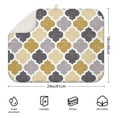 thumbnail image 2 of Boho kitchen drying mat 18x24 Inch crafted from soft microfiber, features colorful floral patterns, ideal for daily kitchen use, 2 of 5