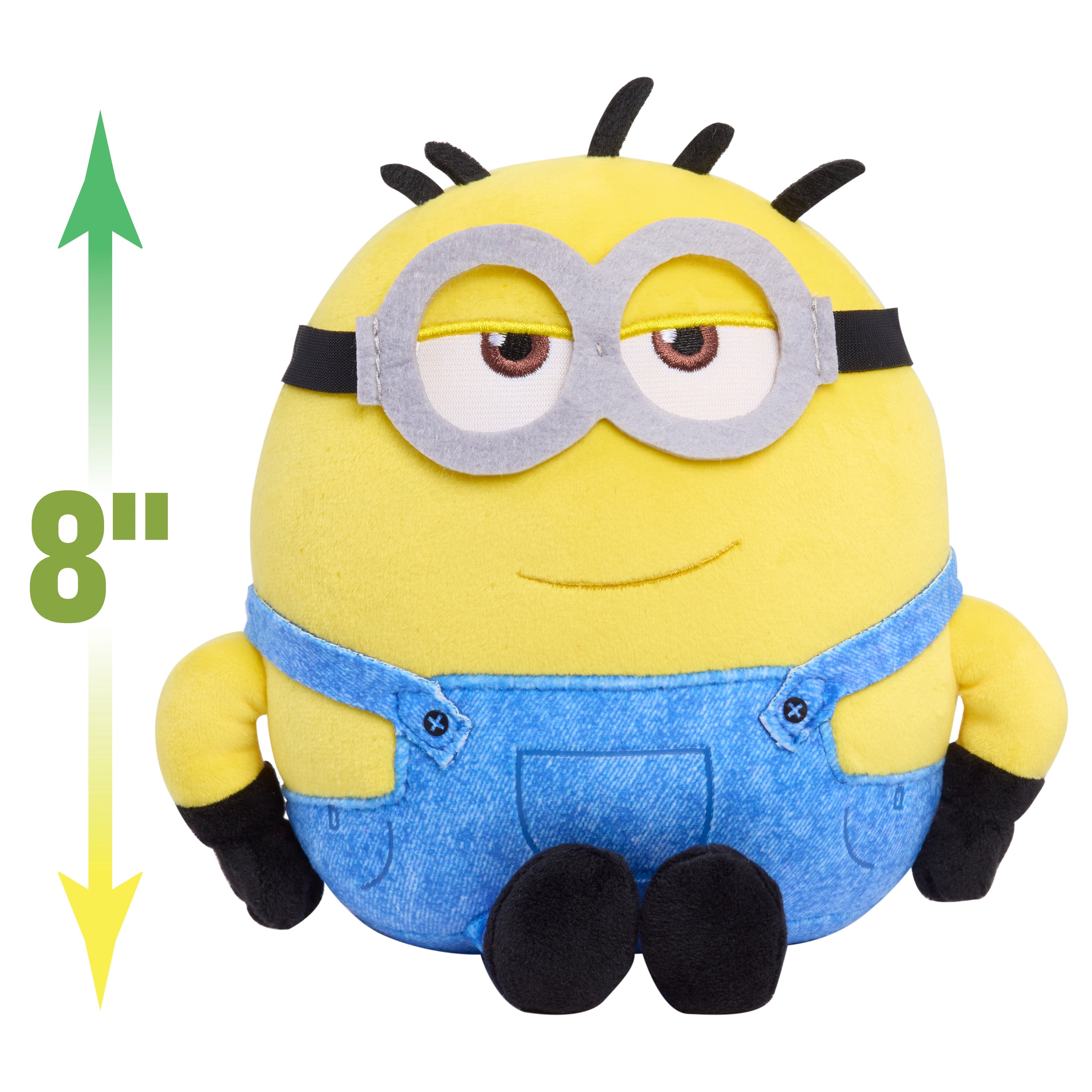 Illumination Minions & Monsters Ed Squooshy Plush Toy, Sensory Fidget Toy with Bean Fill, Ages 3+