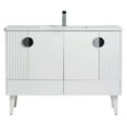 thumbnail image 2 of Venezian Collection - 48" Single White Bathroom Vanity, - Chrome Handles.&nbsp;, 2 of 8